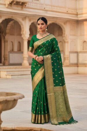 Royal Wine Banarasi Silk Saree