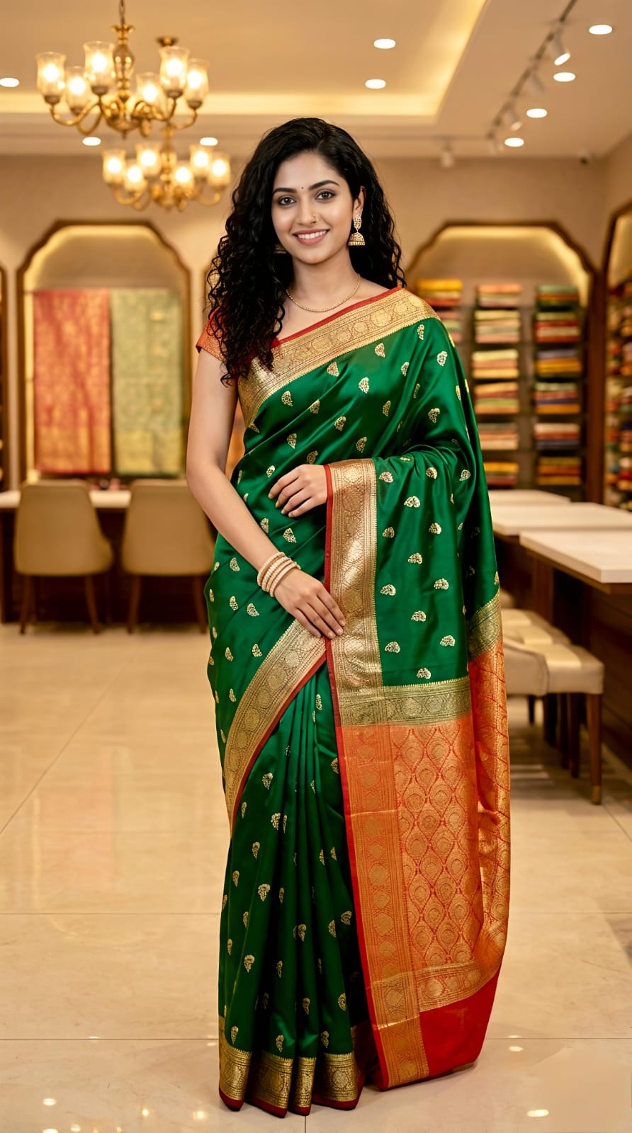 Royal Wine Banarasi Silk Saree